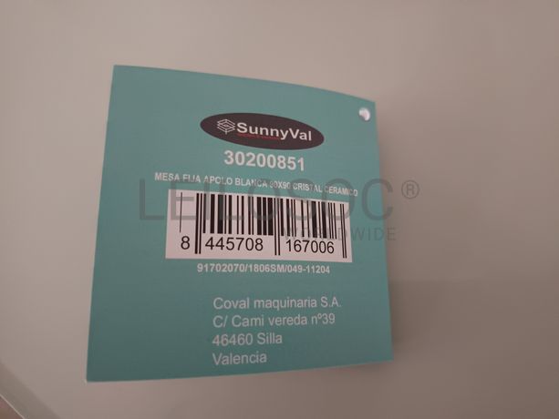 Mesa Apolo Cristal Cerâmico