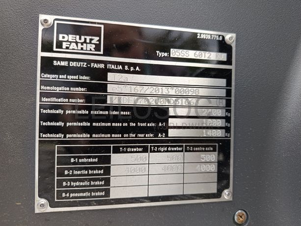 Trator Agrícola Lamborghini