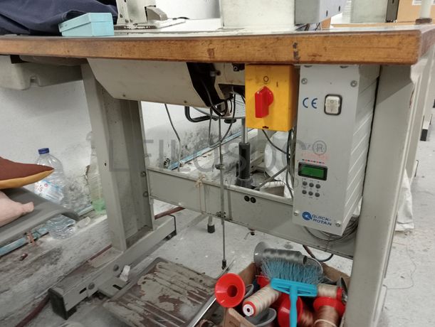 Máquinas de Coluna Alta · Máquina de Ribetes