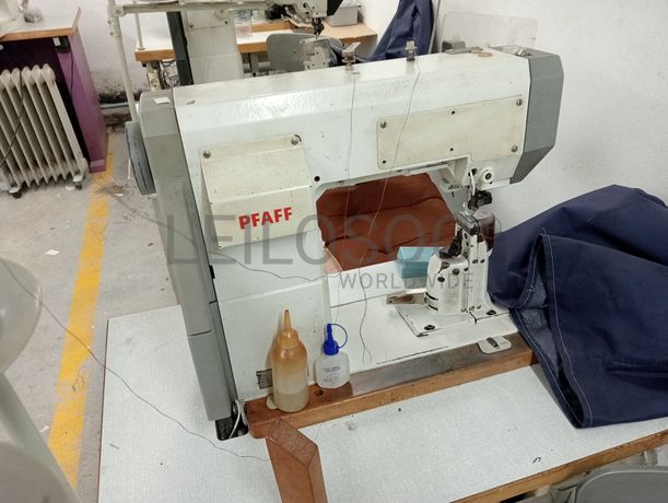 Máquinas de Coluna Alta · Máquina de Ribetes