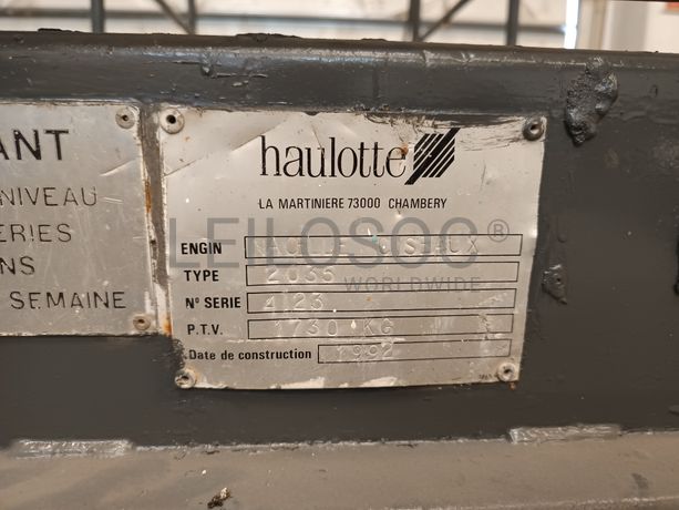 Plataforma Elevatória Haulotte