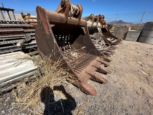 Balde de crivo para escavadora