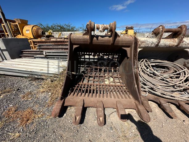 Balde de crivo para escavadora