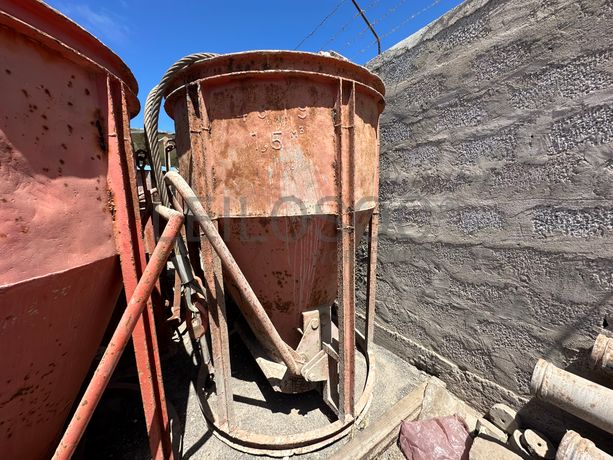 Balde de descarga de betão