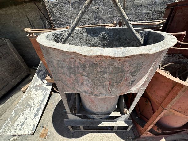 Balde de descarga de betão