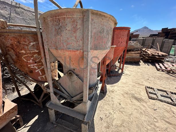 Balde de descarga de betão