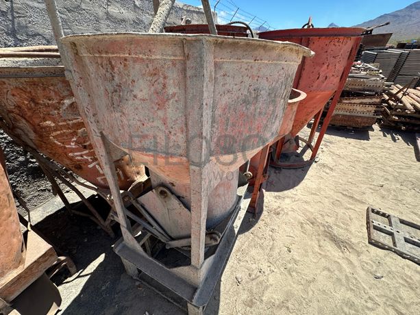 Balde de descarga de betão