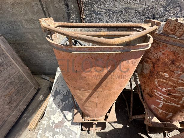 Balde de descarga de betão