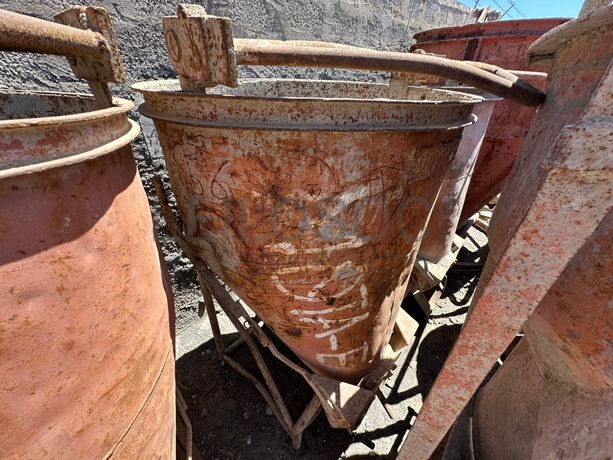 Balde de descarga de betão