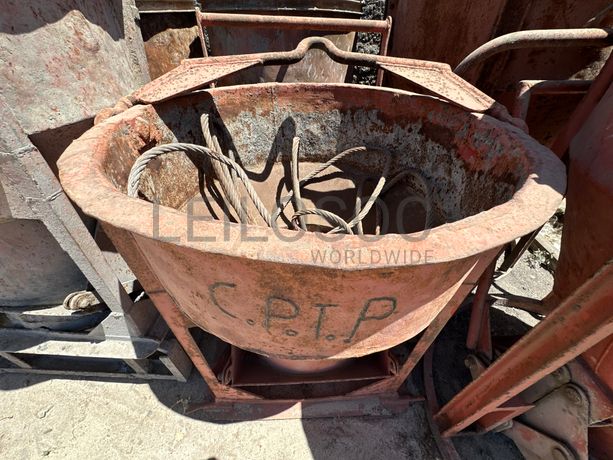 Balde de descarga de betão