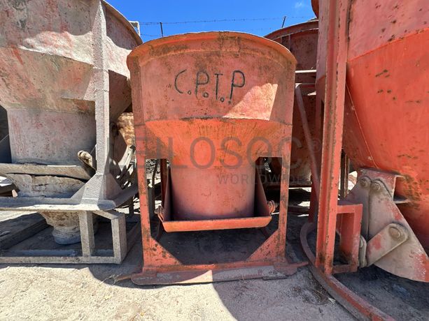 Balde de descarga de betão