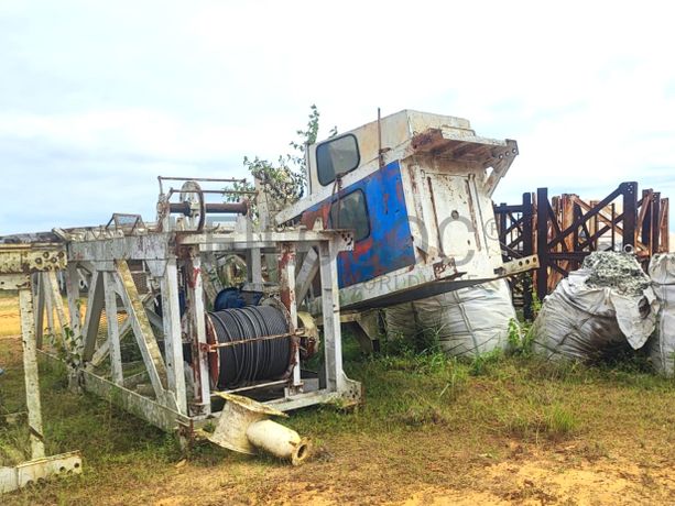 CABINDA - Pavimentadora GOMACO GT 3600 + CABINDA - Grua Torre - Lança de 40 a 50 m, 1,5 a 2 POTAIN 743 E1975 + CABINDA - ATLAS COPCO XAS 137 DD