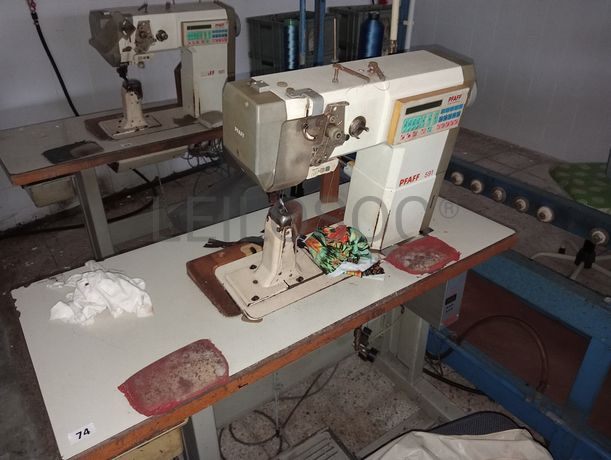 Máquinas de Costura · Coluna Alta · Rebites