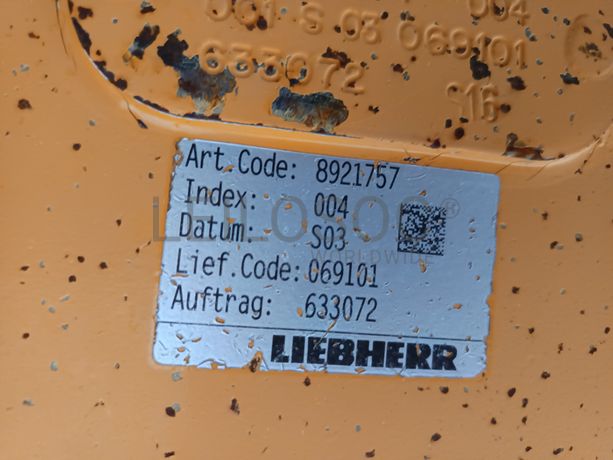 Lança Pá Carregadora Liebherr