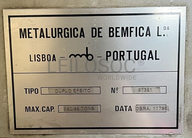 Prensa Hidráulica Duplo Efeito