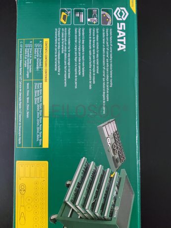 TABULEIRO DE 26 PEÇAS COM CHAVES MÉTRICAS DE 6 PONTOS, ACIONAMENTO DE 1/2"