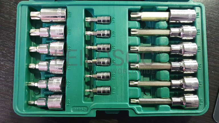 CHAVES DE CAIXA BROCA Torx® 1/4” e 1/2”