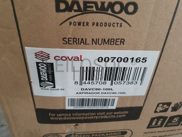 Aspirador Daewoo 100L