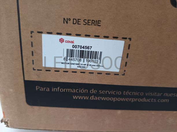 Motor a gasolina Daewoo