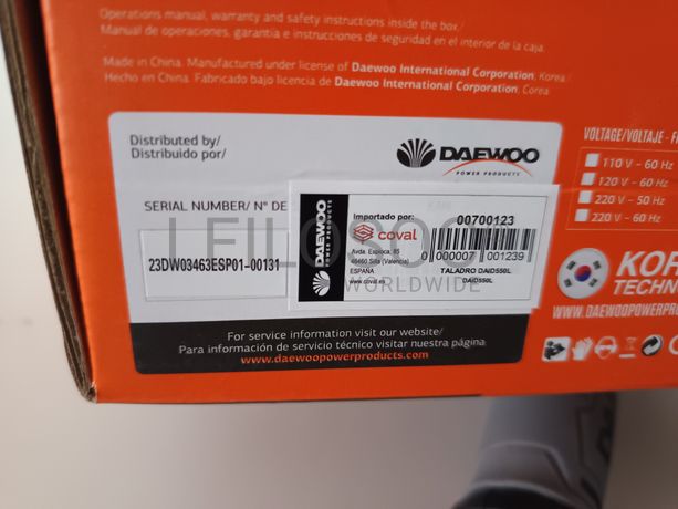 Martelo de impacto Daewoo