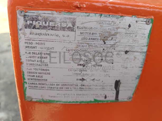 Autobetoneira Piquersa · Ano 2005