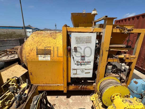 Central betão de 15 m3/h.