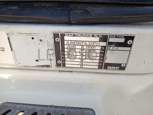 Daf 55.250 · Ano 2006 · Grua Hiab