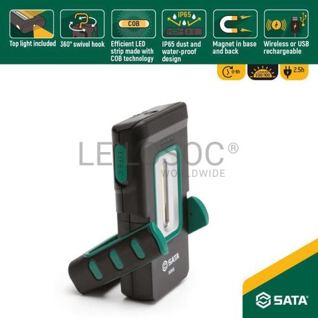 LUZ DE TRABALHO RECARREGÁVEL SEM FIOS INDUSTRIAL