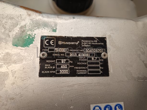 Máquina Corte Chão Husqvarna