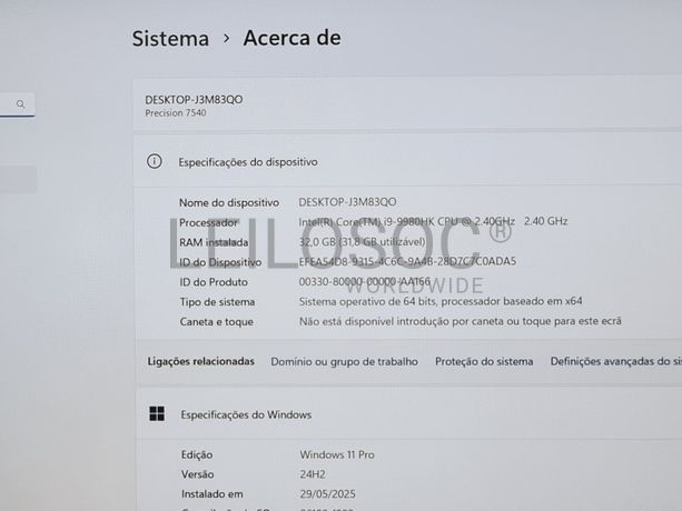 Portátil Dell Precision 7540