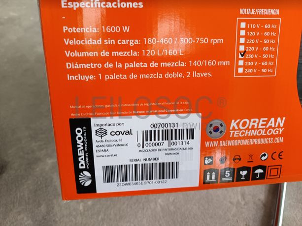 Misturadora elétrica Daewoo