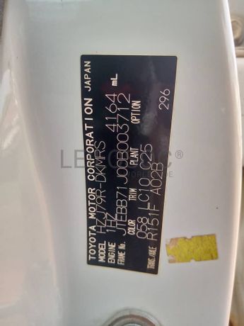 Toyota Landcruiser Pick Up Double Cab HZJ79R-DKMRS 2019