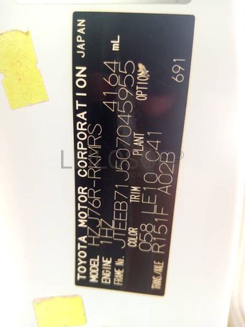 Toyota Landcruiser Hard Top HZJ76R-RKMRS 2018