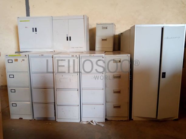 25 Metallic Grey Filing Cabinets