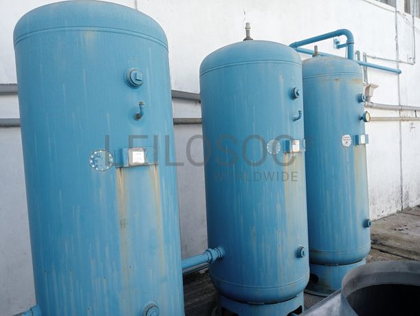 Compressores · Secador · Depósitos