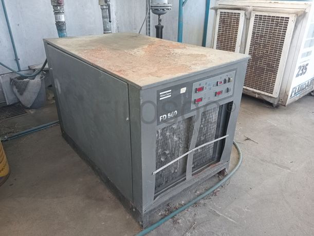 Compressores · Secador · Depósitos