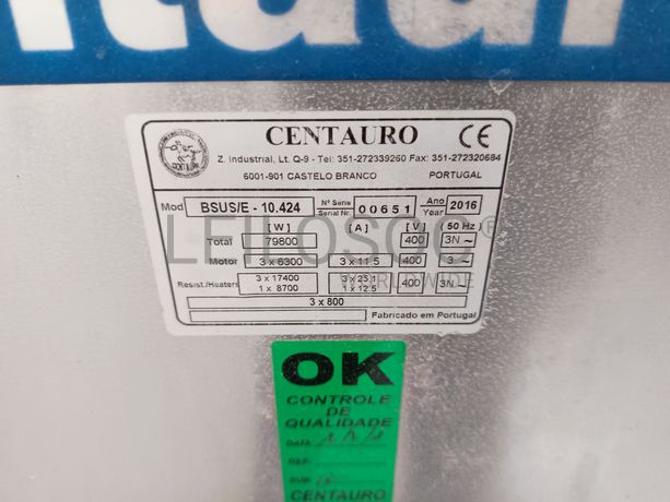Evaporador Centauro BSUS/E – 10.424 - NOVO VALOR ABERTURA