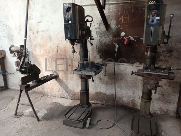 Máquinas de furar · Guilhotina · Esmeril