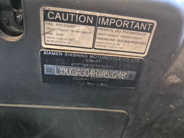 SYM Symphony 125i · Ano 2017