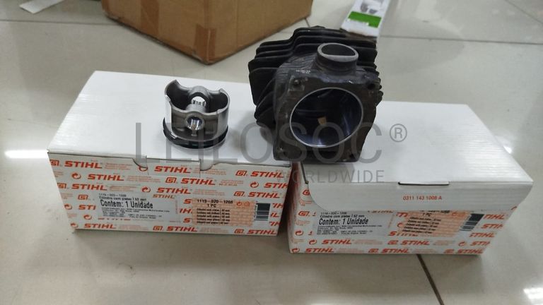 Pistão e Cilindro de 52mm