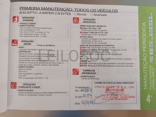 Citroën Xsara · Ano 2001