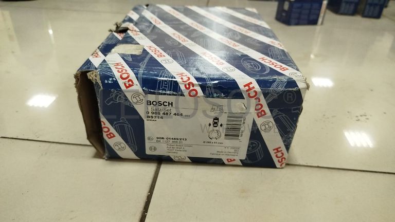 Balatas Bosch e Discos de Travão Bosch