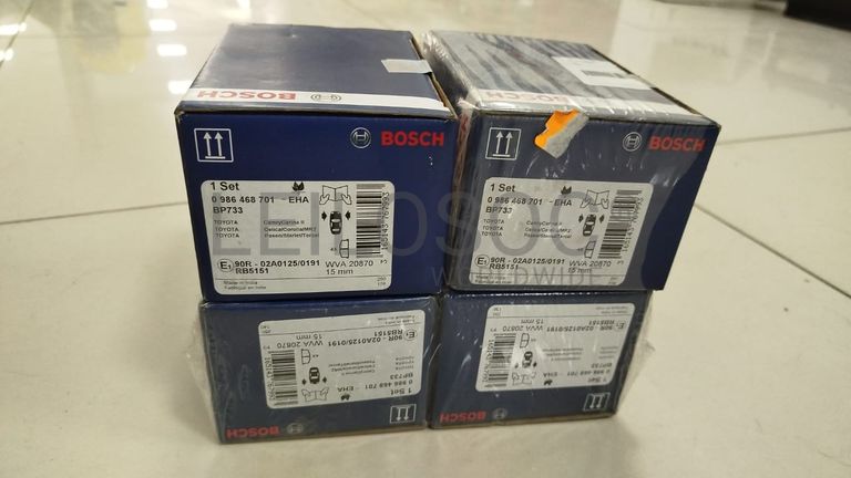 Calços de Travão Bosch