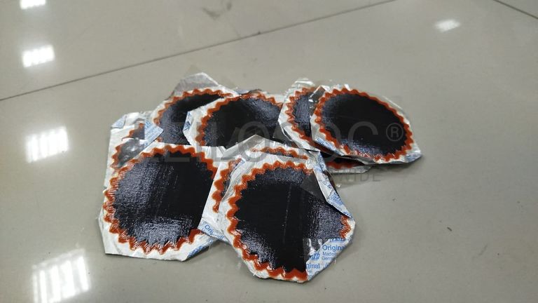 Motor de Arranque 24V e Remendos Redondos de 75mm