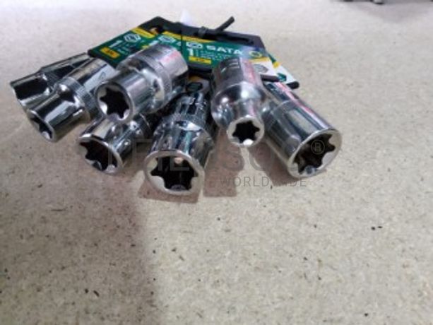 CONJUNTO 7 CHAVES DE CAIXA Torx® DE 1/2"