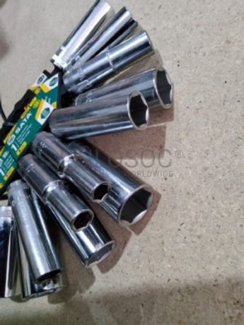 CONJUNTO 12 CHAVES DE CAIXA LONGAS 6 PONTOS DE 3/8"