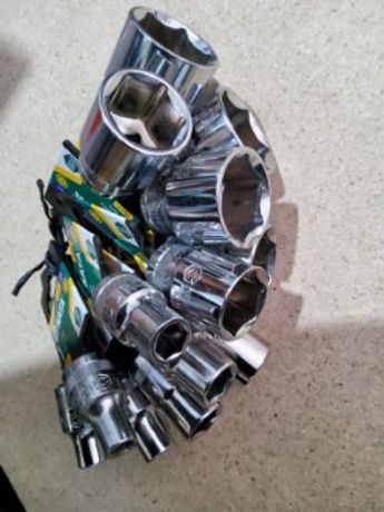 CONJUNTO 21 CHAVES DE CAIXA 6 PONTOS DE 1/2"