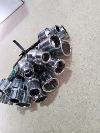 CONJUNTO 15 CHAVES DE CAIXA 12 PONTOS DE 1/2"