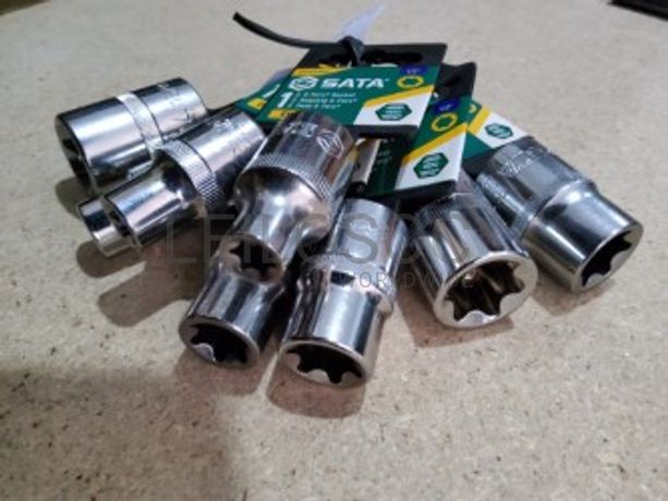 CONJUNTO 8 CHAVES DE CAIXA Torx® DE 1/2"