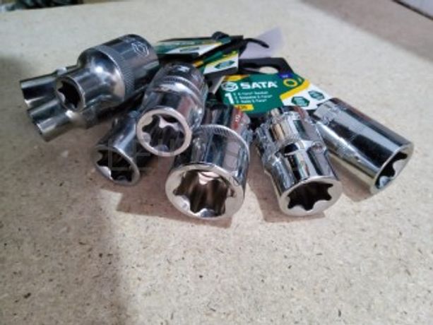 CONJUNTO 8 CHAVES DE CAIXA Torx® DE 1/2"